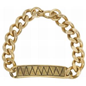 LHN Jewelry ハンドメイド スワロー ID ブレスレット 真鍮製 RRL Ralph Lauren LHN Jewelry(エルエイチエヌ ジュエリー