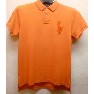 ラルフローレン（Ralph Lauren） ビッグポニー刺繍 半袖ポロシャツ オレンジ｜garyu