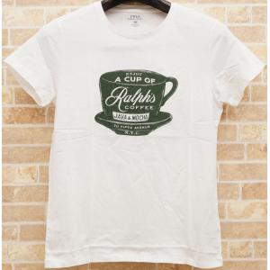 (ラルフローレン) Ralph Lauren ラルフズ コーヒー 限定 Tシャツ ホワイト メンズRalph's Coffee Graphic T-shirt｜garyu