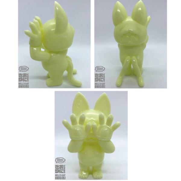 GRAPE BRAIN グレイプ ブレイン ジゴクネコ おにぎり GID ソフビ