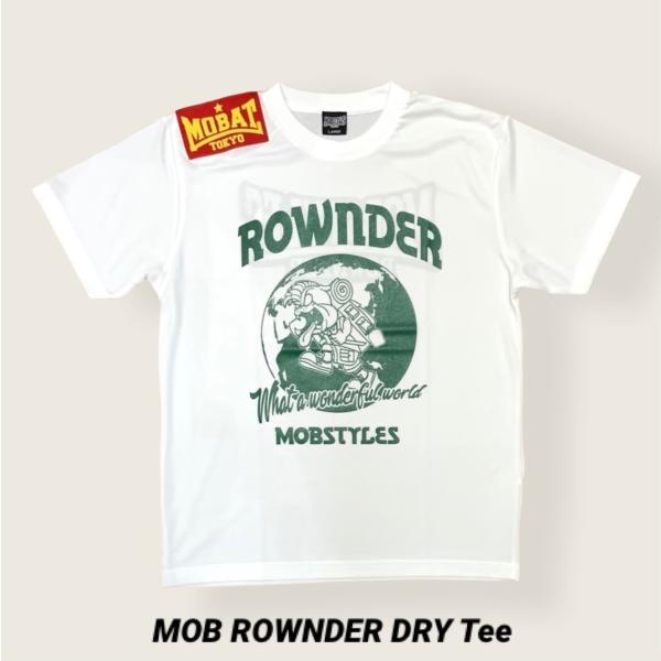 mobstyles モブスタイル 限定コラボ ドライTシャツ MOB ROWNDER DRY TEE...