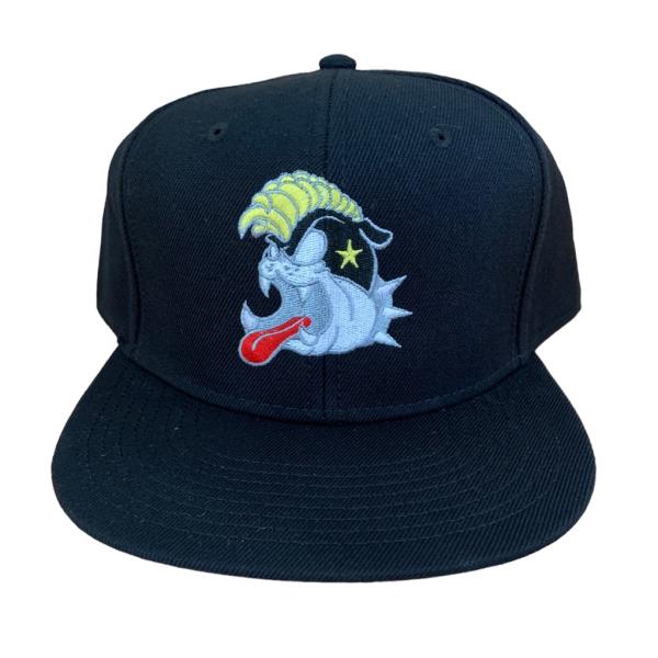 mobstyles モブスタイル スナップバックキャップ BULL BB CAP｜ブラック×イエロー