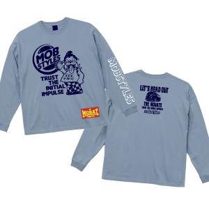 mobstyles モブスタイル Tシャツ 長袖 ロンT KING BURGER L/S Tee