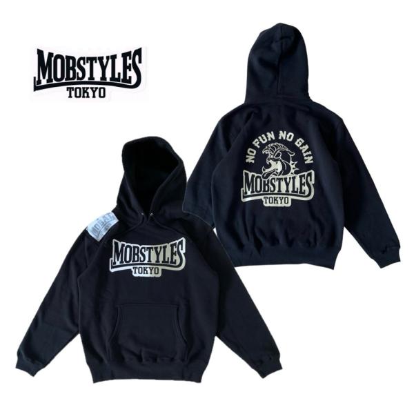 mobstyles モブスタイル プルオーバーパーカー MOB LOGO PULL PARKA