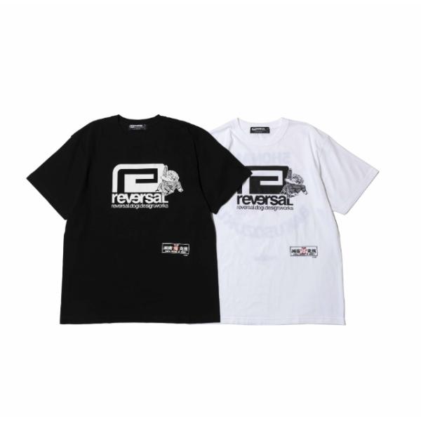 reversal/リバーサル×湘南爆走族 Tシャツ 半袖 コットン 限定コラボ ITEEZO TEE