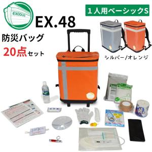 ぱぱっとミネラル　2本組2箱 メテックス EX48CXWM2P/G 防災バッグTANAKA プレミアム Mサイズ2人用