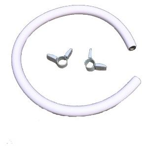 都市ガス用ゴムホース 内径 φ9.5(色:ベージュ) 3m TGH953 (ゴム管止め 2ヶ付)