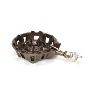 タチバナ製作所 穴あき ガス鋳物コンロ 一重(中)  TS-540P  底枠付/パイロット付/JIA...