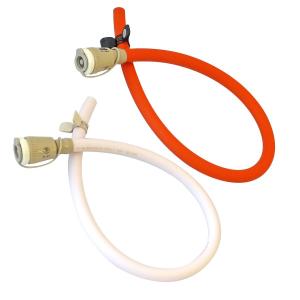 ゴムホース60cm（内径9.5mm）バンド付き＋ゴム管用ソケットJG200