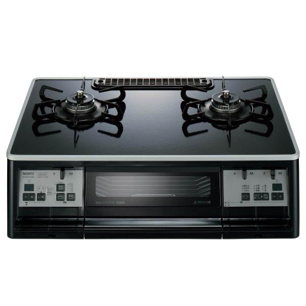 ノーリツ ガステーブル NLW2297ACBA ガラスコートトップ 無水両面焼グリル 標準幅59cm