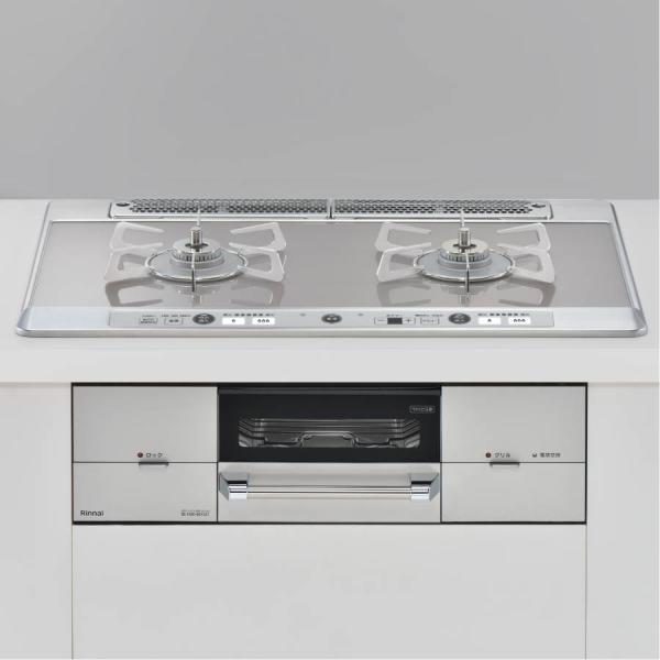 リンナイ ビルトインコンロ RHS721W26S11RAV(L/R) 75cm幅ガラストップ Ude...