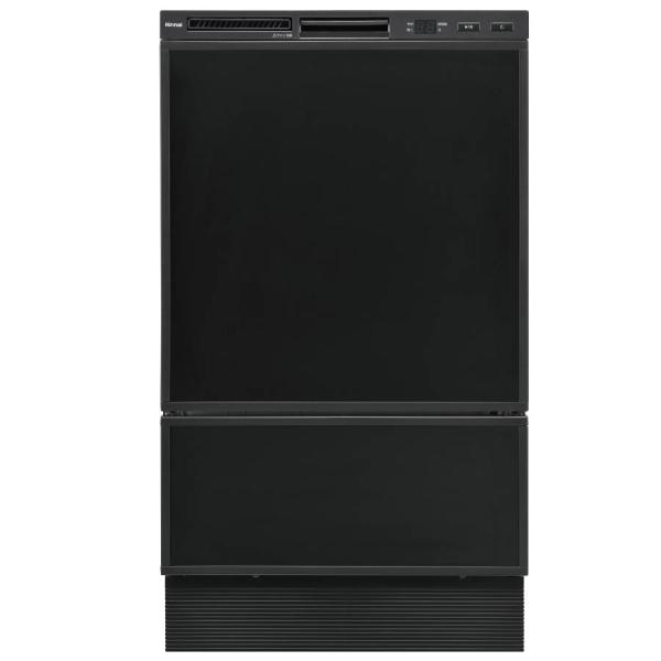 リンナイ 食器洗い乾燥機 RSW-F403C-B フロントオープン 付属：化粧パネルブラック（ツヤ消...