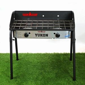 ezBBQ ガスバーベキューグリル 3BH21 ブラック×ステンレス 3バーナー