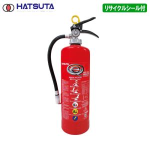 ハツタ（HATSUTA）　粉末ABC消火器10型　PEP-10N　　蓄圧式/リサイクルシール付き