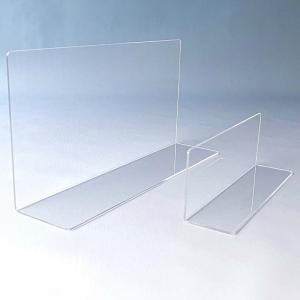 捕獲機アクリル板　Lサイズ アクリル L型 仕切板 小 50枚入り 2mm厚 幅400x50x70