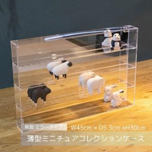 コレクションケース ミニカー用 アクリル 幅45cm 奥行6cm 高さ26cm
