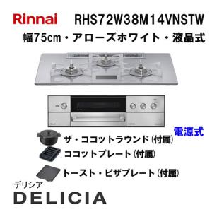 リンナイ（Rinnai） RD322STSA ステンレストップ 幅30cm 2口