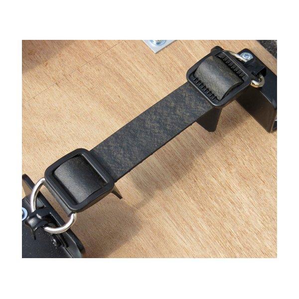 らくらく下駄用　ゴムバンド（金具付） 黒  IS040030  アイデアサポート