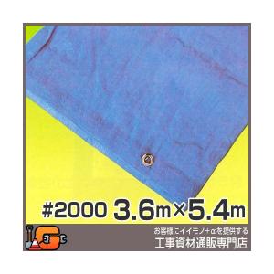 ブルーシート #2000 (3.6m×5.4m)  (10枚セット)　養生用（2kg×10）｜gaten-ichiba