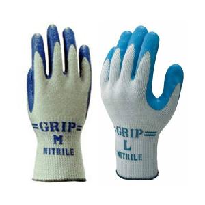 背抜きスベリ止め手袋 強力グリップ (ニトリルタイプ)