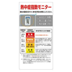 みはりん坊付 熱中症対策標識 CN1001 つくし工房｜gaten-ichiba