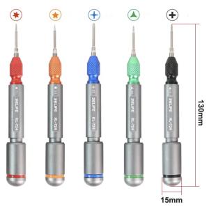 高精度トルクドライバー5点セット RELIFE RL-724 / iPhone 画面 パネル 液晶 バッテリー 交換 ドライバー 分解 ネジ shaped screw driver /返金交換不可品
