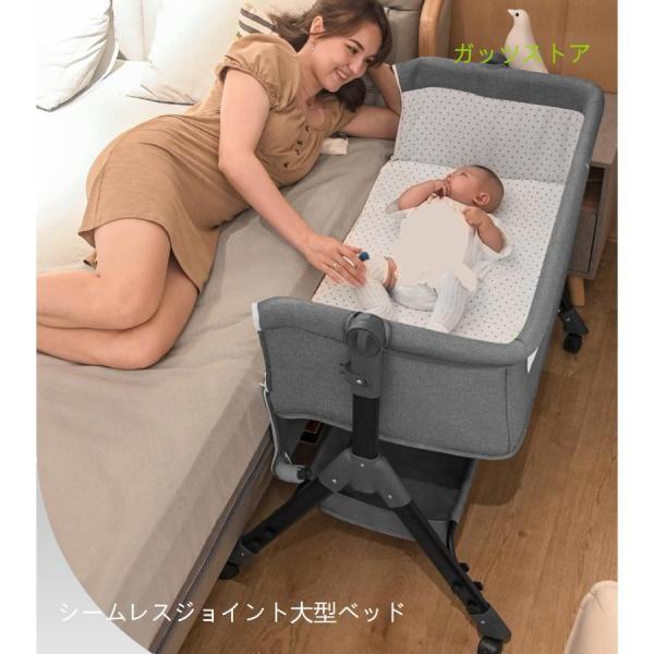 ベビーベッド 多機能添い寝 ベビーサークル 持ち運び 折りたたみ 新生児 0?2歳 ゆりかご 蚊帳付...