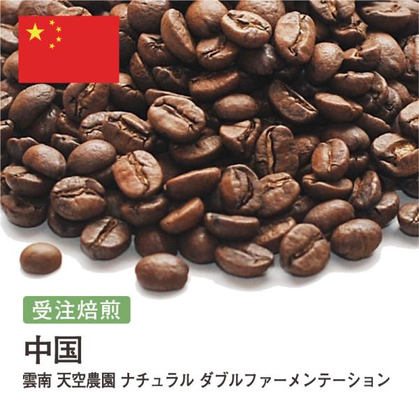 コーヒー豆 2kg 受注焙煎！ 雲南 天空農園 ナチュラル ダブルファーメンテーション [選べる焙煎...