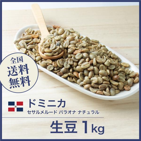 生豆 コーヒー 1kg ドミニカ セサルメルード バラオナ ナチュラル ポイント利用
