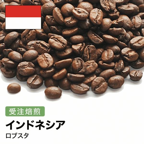 コーヒー豆 受注焙煎！400g インドネシア ロブスタ AP-1 [選べる焙煎度合い]  粉 ポイン...