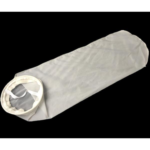 PA 幅 180mm 長さ 810mm メッシュ数 80 スチールリング 液体ろ過用 ナイロン バッ...