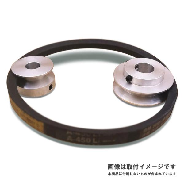 外径 80mm 穴径 8mm V溝 ベルトプーリー