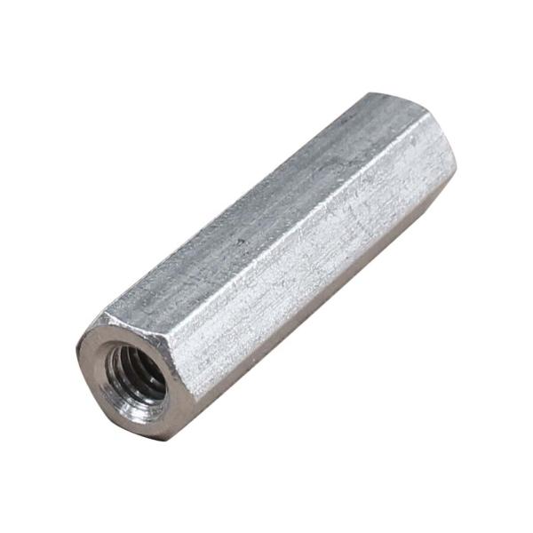 M4 x 0.7 二面幅 8mm 長さ 50mm 2個入 両端右ねじ ステンレス鋼 特殊 六角 ロン...