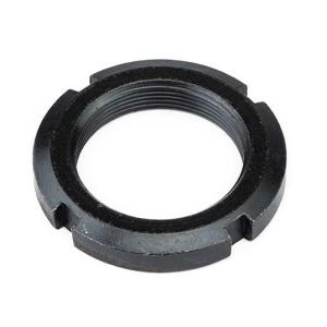 M48 x 1.5 右ねじ 1個入 スチール 溝付き丸ナット