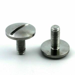 大ヘッドバインドねじ マイナスタイプ 5個セット M6 x 1.0 x 20mm 304ステンレス鋼