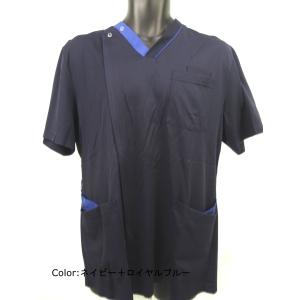白衣 男子スクラブ RF-5127 ナガイレーベン（NAGAILEBEN）