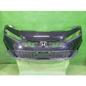 新車外し 送料安 シビック 5BA-FL1 フロントバンパー LX NH731P クリスタルブラックパール FL4