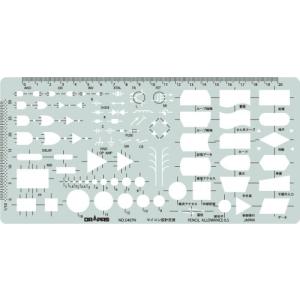 ドラパス テンプレート 31-E408 フローチャート定規 B ※メール便対応可