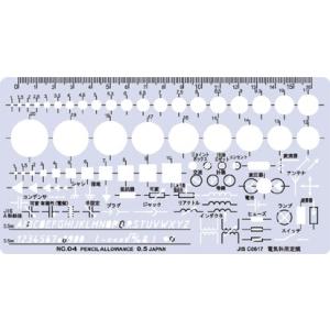 ドラパス テンプレート 学校教育/電気科用 32-004 ※メール便対応可｜gazai-yh