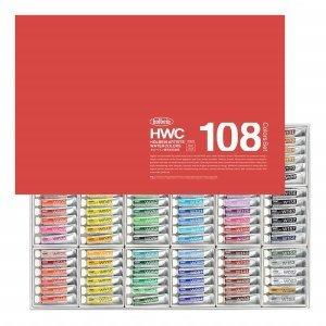 透明水彩絵の具　HWC　108　全色セット　ホルベイン　絵の具