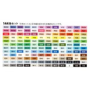 Copic sketch 144color 72A+72B) no case コピック　ケースなし　新品　　　　　　　　　　　　　　