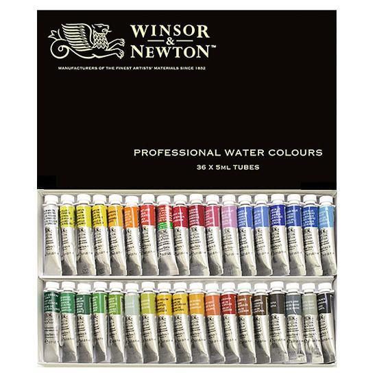 水彩絵の具 　36色セット　5ml　 プロフェッショナル ウォーターカラー　Winsor&amp;Newto...