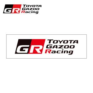 TOYOTA GAZOO Racingステッカー（白）
