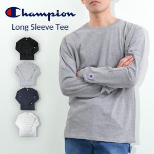 チャンピオン Champion Tシャツ メンズ 長袖  ロンT ブランド ロゴ クルーネック 無地  USAモデル  CC8C