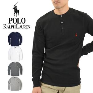 POLO RALPH LAUREN ポロ ラルフローレン Tシャツ ロンT 長袖Tシャツ ヘンリーネック サーマル メンズ PWLHRL PWLHFR｜gb-int