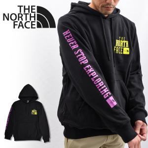 ノースフェイス THE NORTH FACE パーカー メンズ プルオーバー 袖ロゴ 裏起毛 フーディー NF0A8121｜gb-int