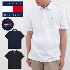 トミーヒルフィガー ポロシャツ メンズ 半袖 TOMMY HILFIGER 大きいサイズ ワンポイント ロゴ クラシックフィット 13H1867｜gb-int
