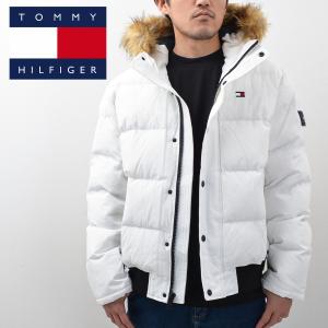 TOMMY HILFIGER トミーヒルフィガー ダウンジャケット メンズ 159AP863 WHITE 中綿ジャケット USAモデル 大きいサイズ｜gb-int