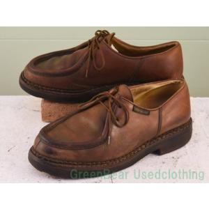 W928 フランス製 パラブーツ Paraboot ビンテージ メンズシューズ 良い味 茶 ブラウン...