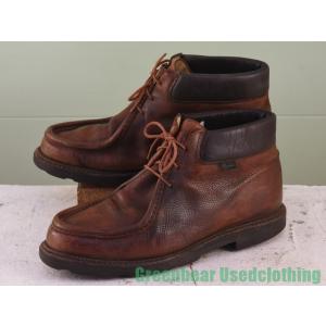 フランス製 パラブーツ Paraboot ビンテージ メンズブーツ 良い味 茶 ブラウン 44.5F 27cm X684｜gb-usedclothing